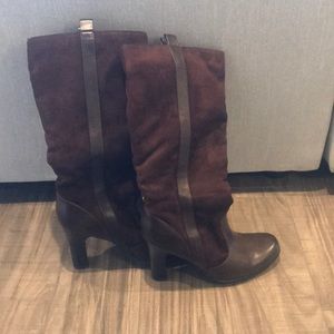 Brown Mossimo tall boots with heel